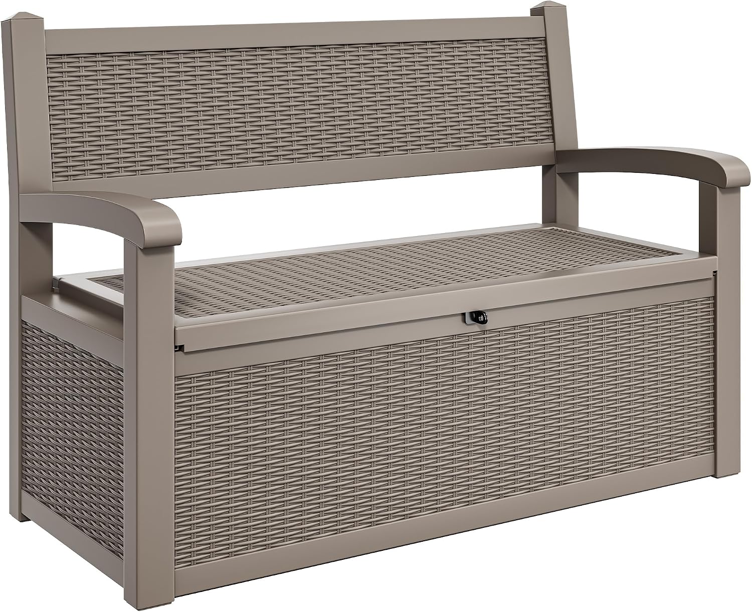 Gardening Tools Images - 80 Gallon Storage Bench Deck Box,