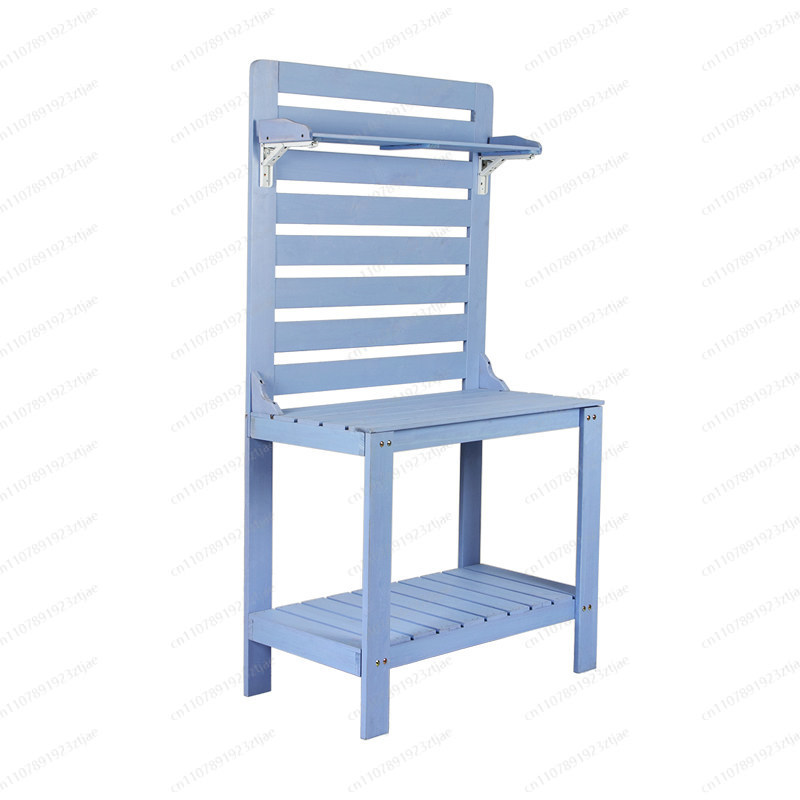 Gardening Tools Japan - Solid Wood Succulent Gardening Table with
