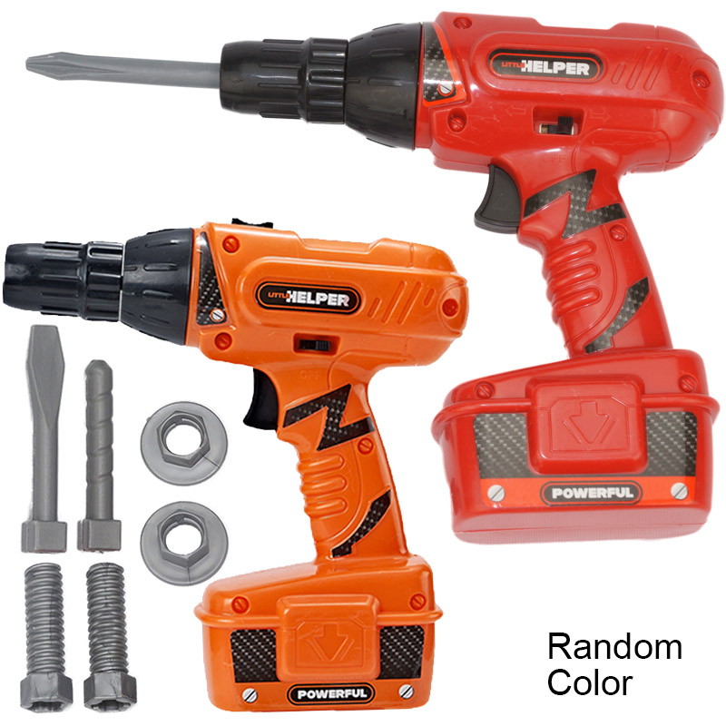 Gardening Tools Kit For Kids - Tools Toys Electric Drill BO Simulation