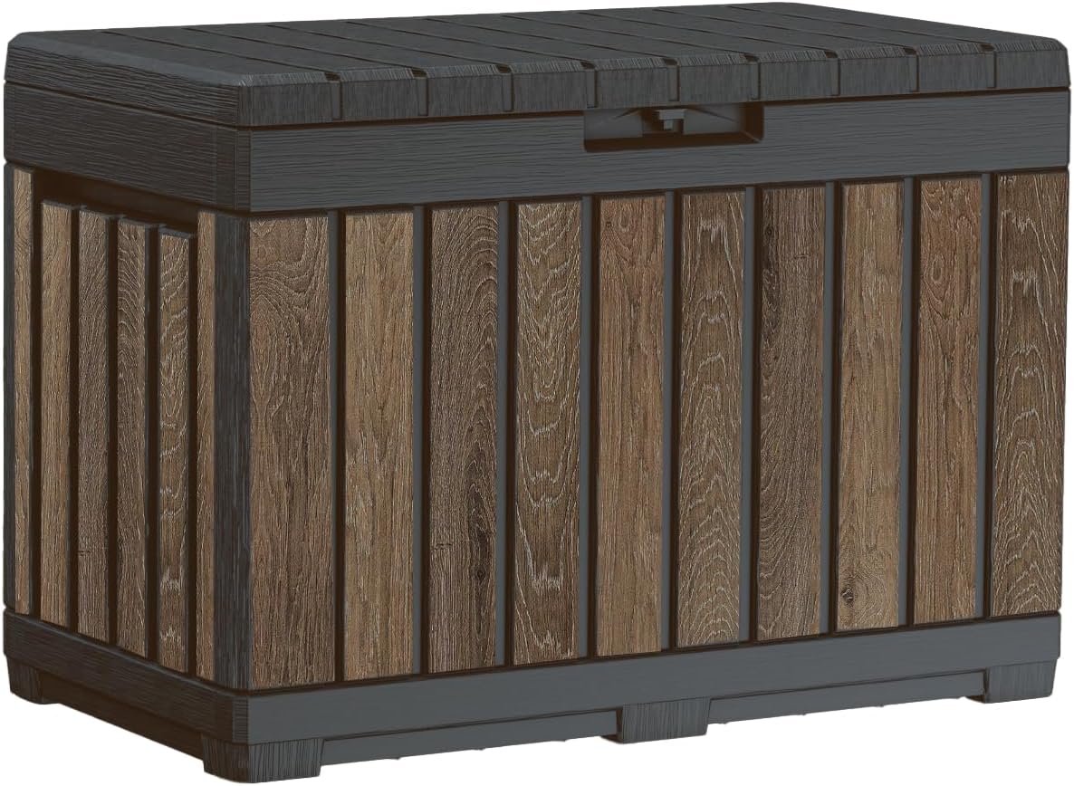 Gardening Tools Images - 50 Gallon Resin Deck Box for
