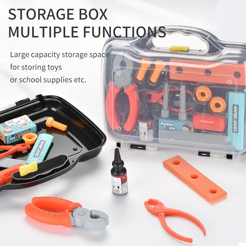 Gardening Tools Kit For Kids - Pretend Play Tool Box Set Kids