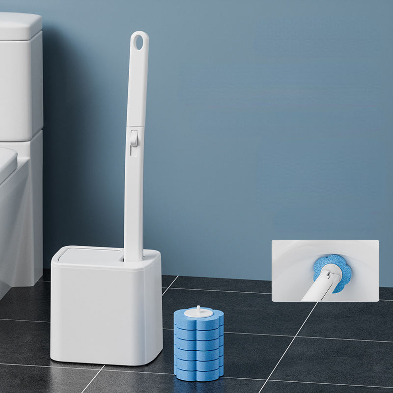 Gardening Tools Long Handle - Disposable Toilet Brush Replaceable Wall-mounted Long