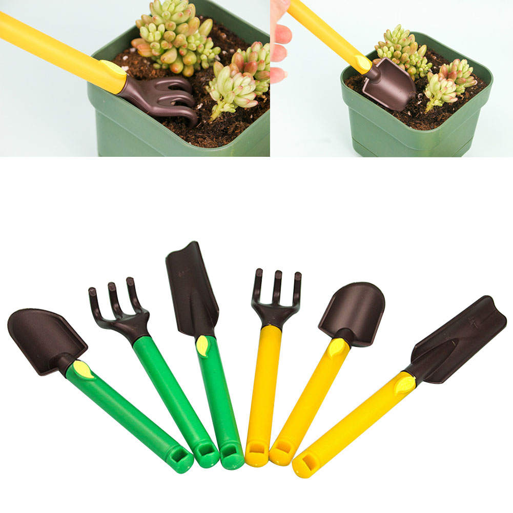 Gardening Tools Kit For Kids - 3pcs Kids Gardening Tools Kit Plastic