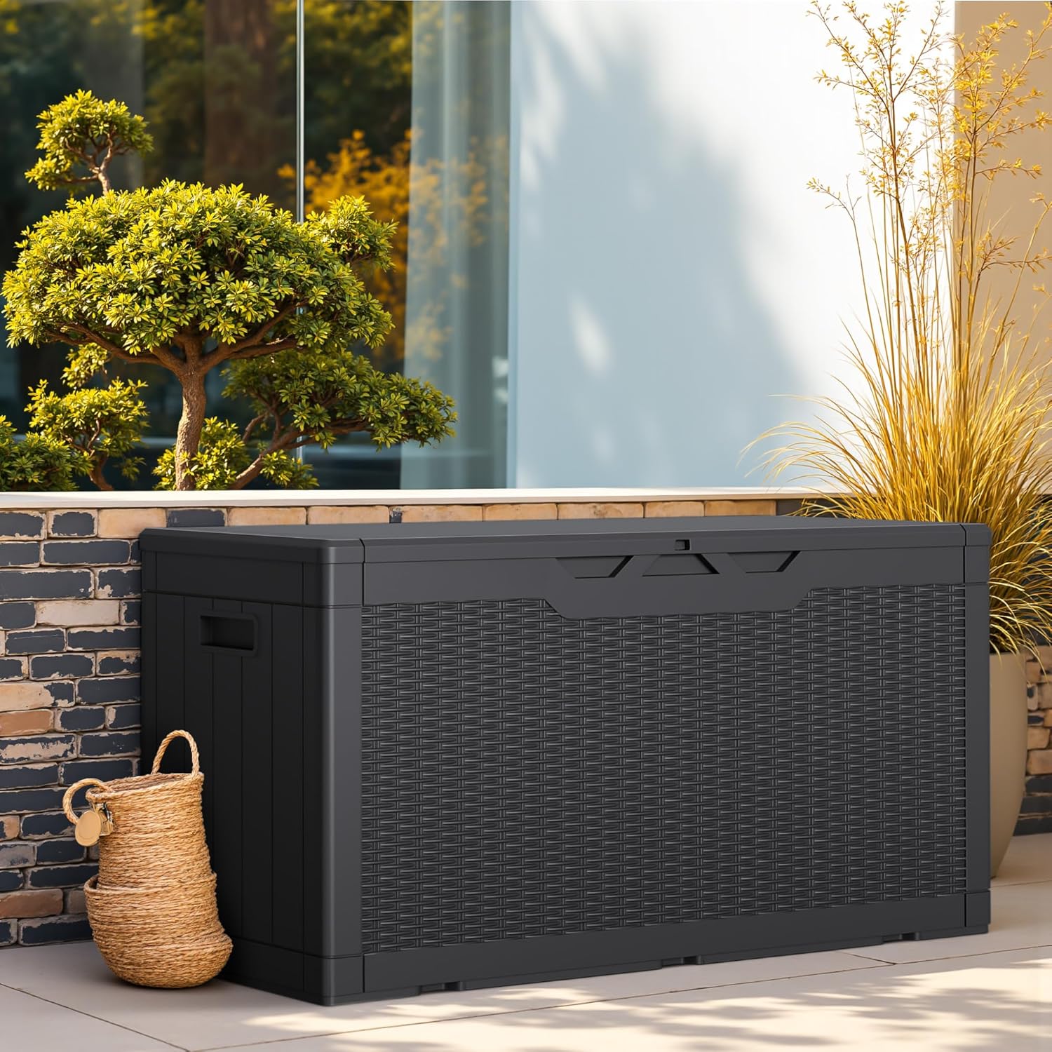 100 Gallon Outdoor Storage Box - Gardening Tools Images review and price