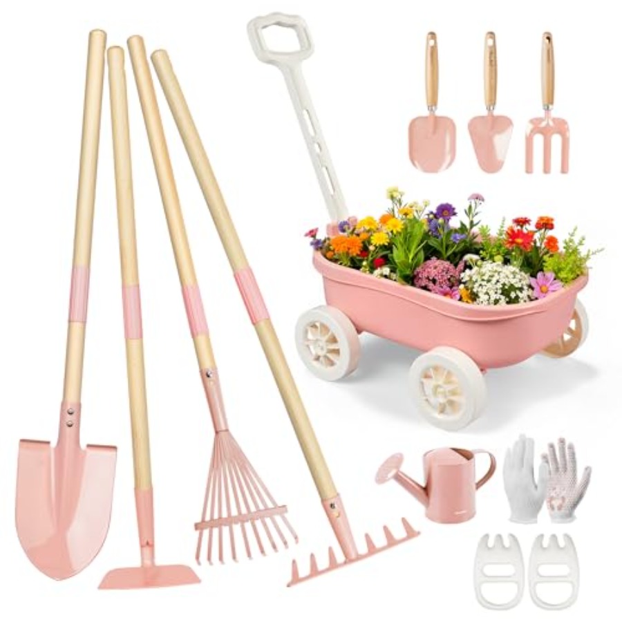Gardening Set with Wheelbarrow - Gardening Tools Japan review and price