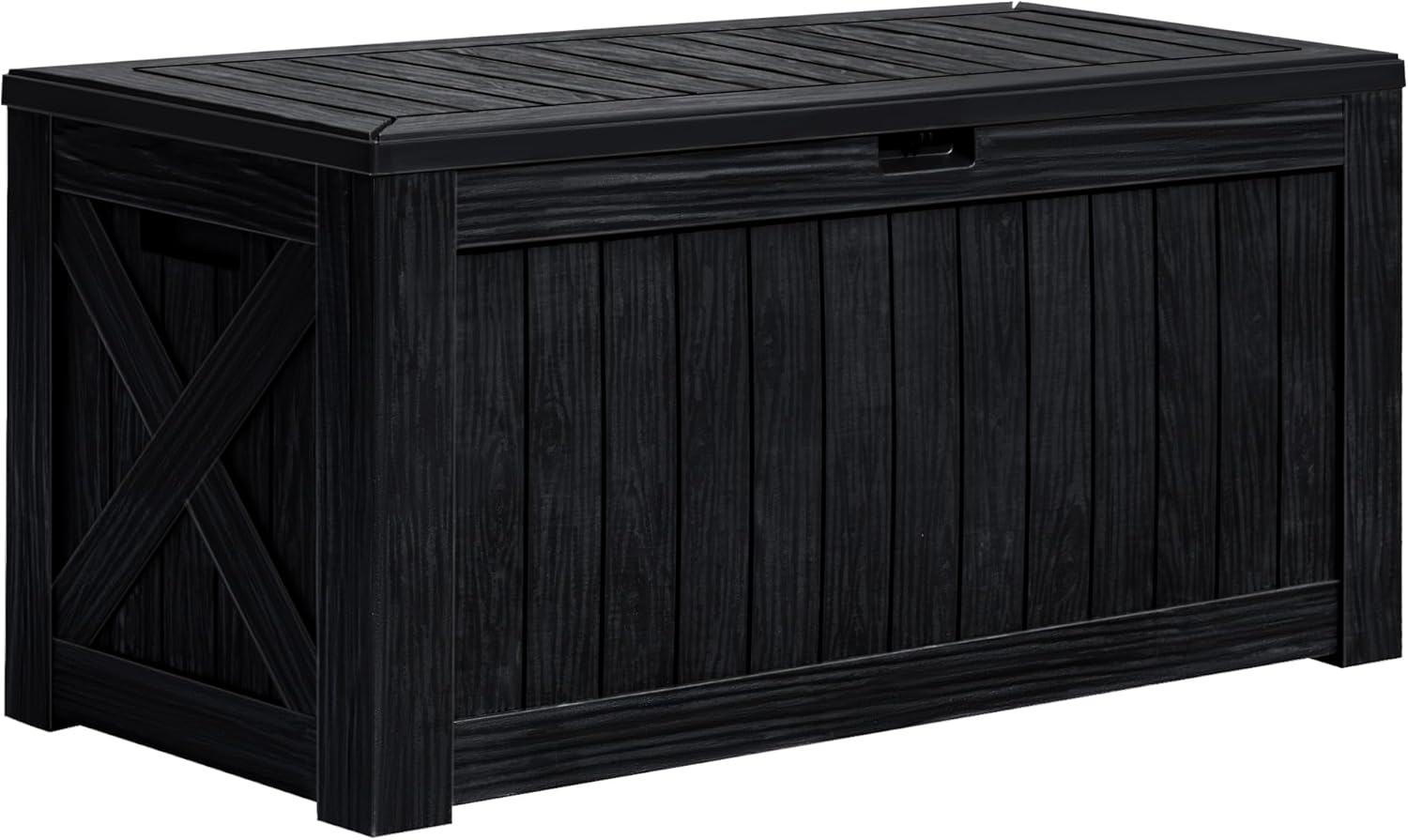120 Gallon Deck Box with Wood  - Gardening Tools Images review and price