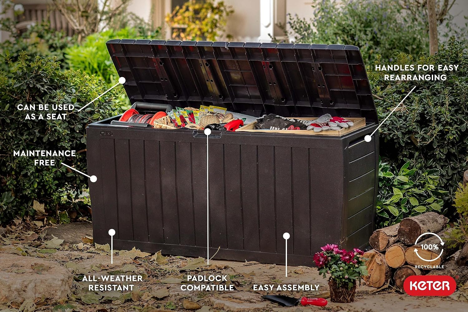Keter Marvel Plus 71 Gal Resin - Gardening Tools Images review and price