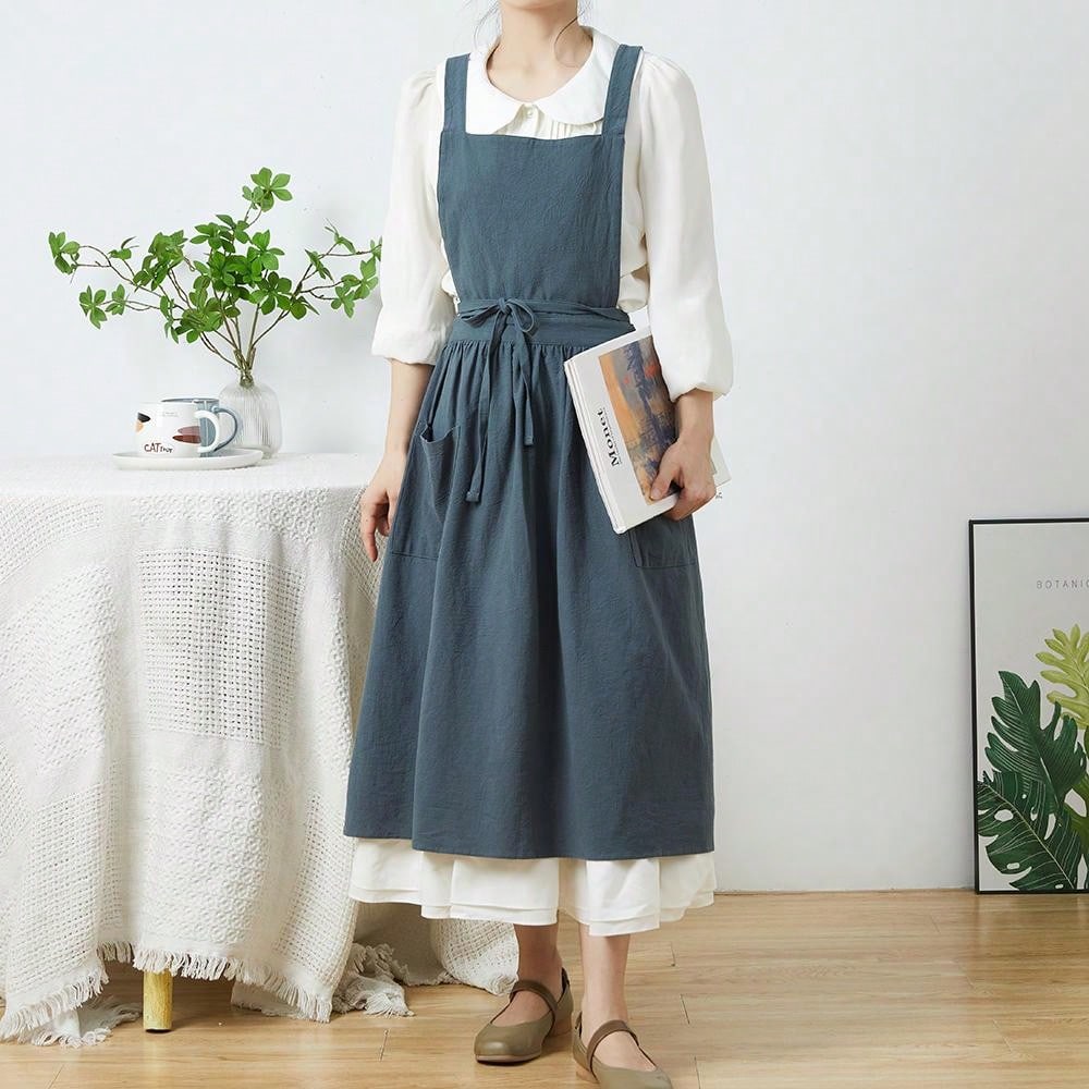 Brief Nordic Wind Pleated Skir - Gardening Tools For Women review and price