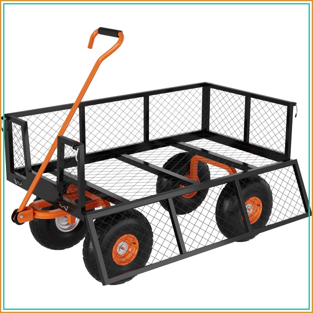 500 LBS Heavy Duty Steel Garde - Gardening Tools Images review and price