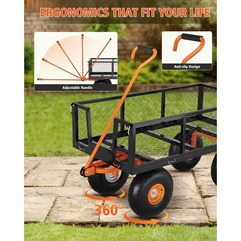 500 LBS Heavy Duty Steel Garde - Gardening Tools Images review and price