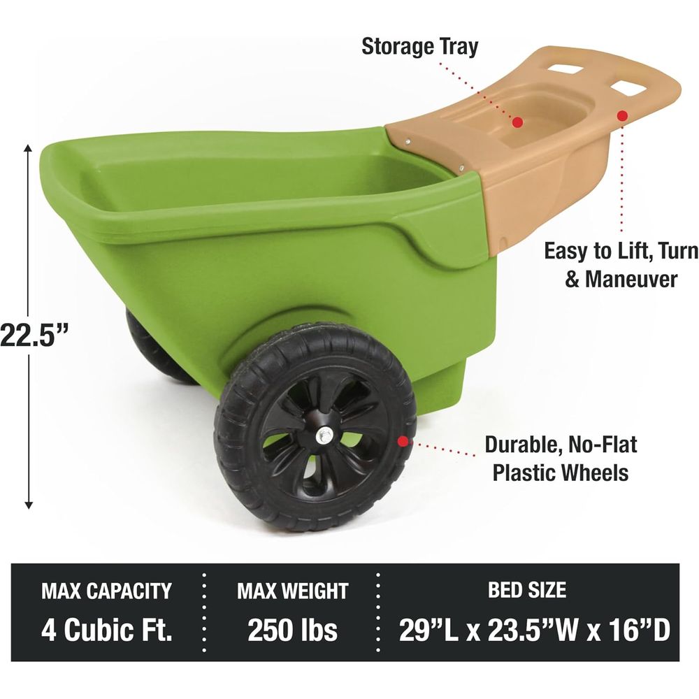 Durable Wheelbarrow with Garde - Gardening Tools Made In Usa review and price