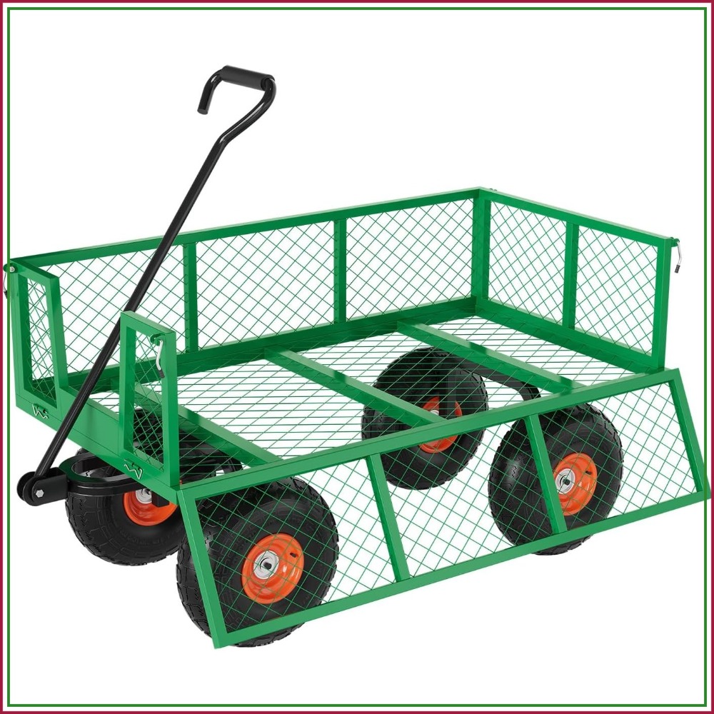 Heavy Duty Steel Garden Cart 5 - Gardening Tools Images review and price