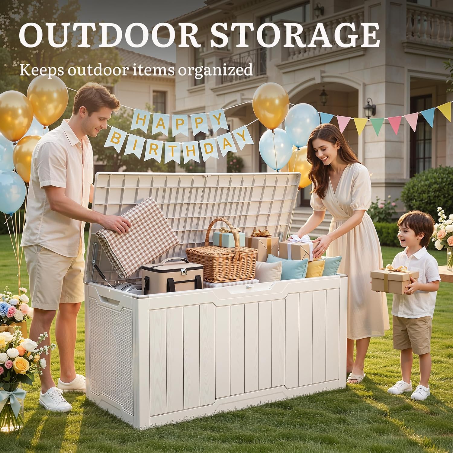 100 Gallon Large Outdoor Deck  - Gardening Tools Images review and price