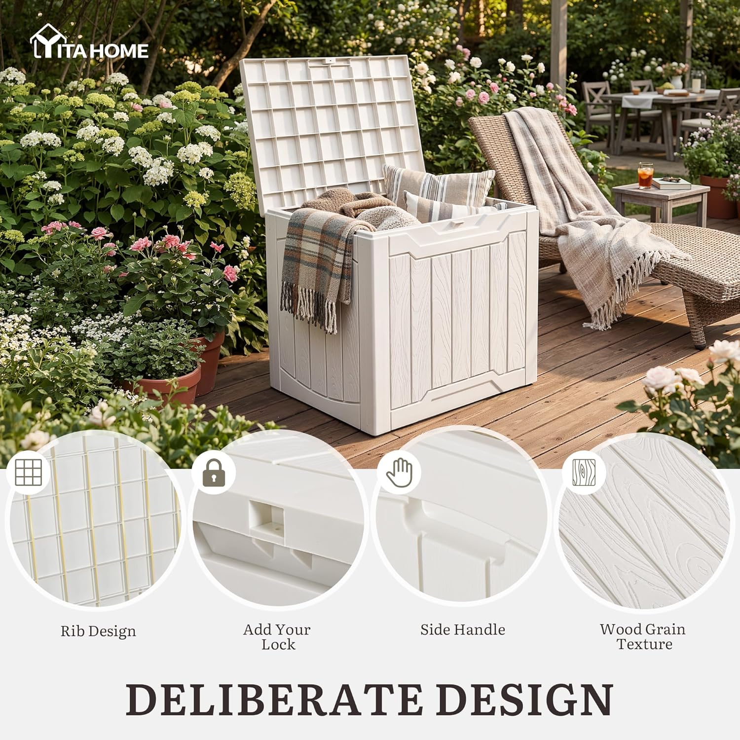 31 Gallon Deck Box Set of 2 Lo - Gardening Tools Images review and price