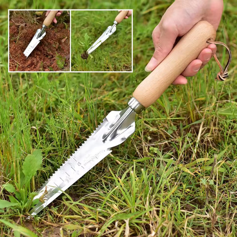 Stainless Steel Weed Removal T - Gardening Tools Sharp review and price