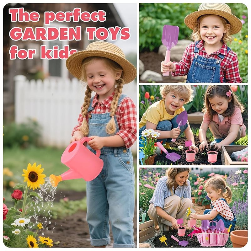 Superior-Kids Pink Gardening T - Gardening Tools Kit For Kids review and price