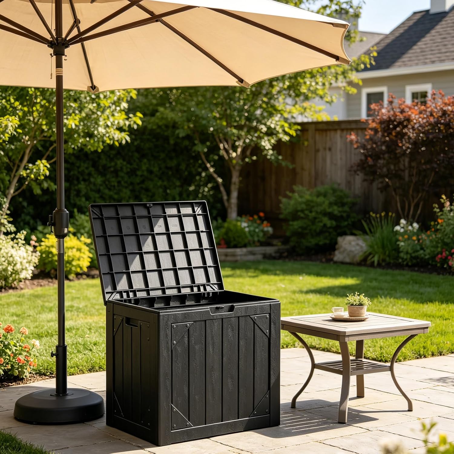 30 Gallon Outdoor Storage Box  - Gardening Tools Images review and price