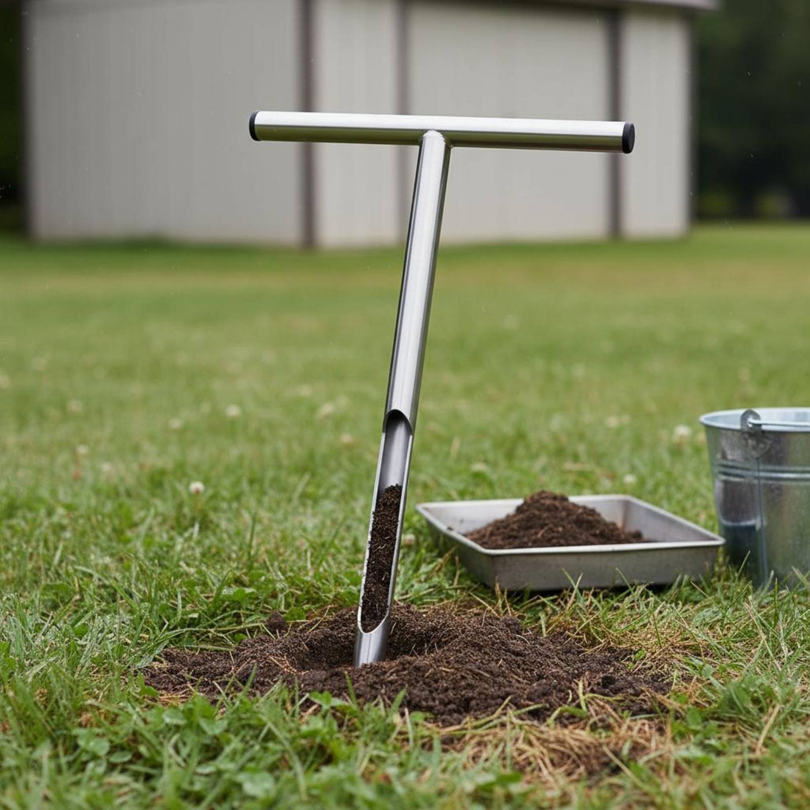 Stainless Steel Soil Sampler E - Gardening Tools Long Handle review and price