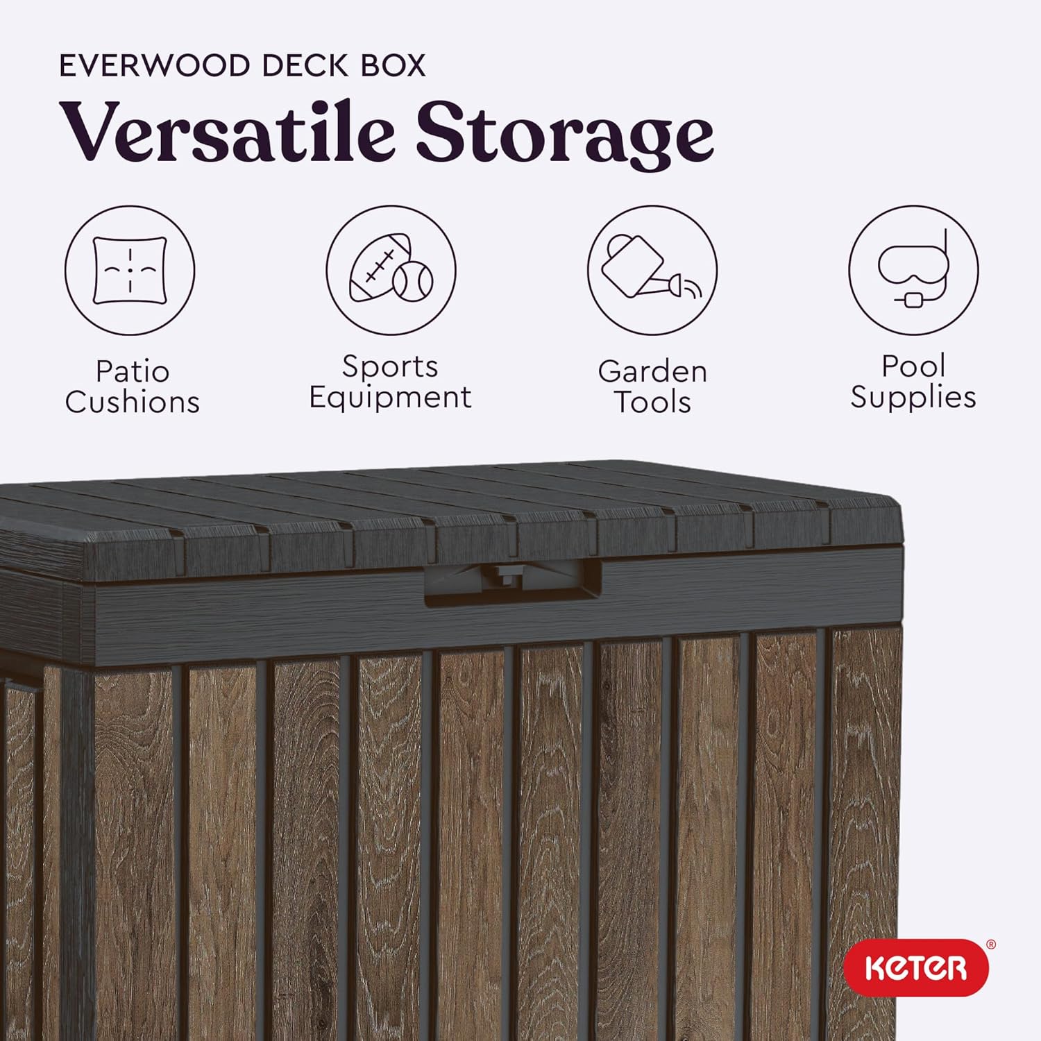 50 Gallon Resin Deck Box for P - Gardening Tools Images review and price