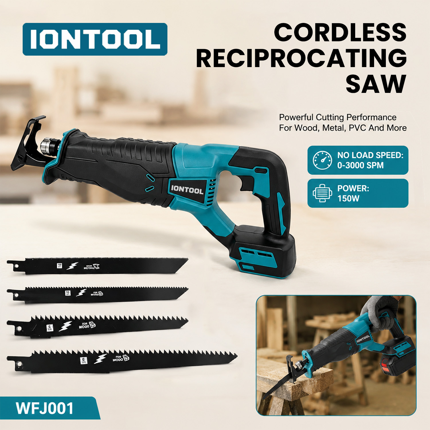 IONTOOL Cordless Reciprocating - Gardening Tools To Cut Branches review and price