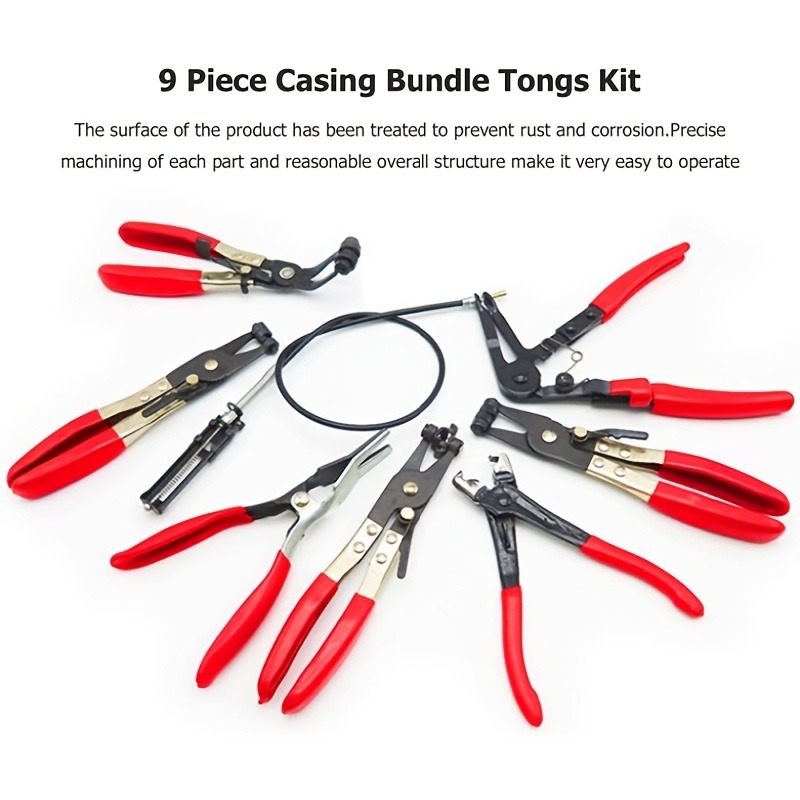9PCS Long Handle Hose Clamp Pl - Gardening Tools Long Handle review and price