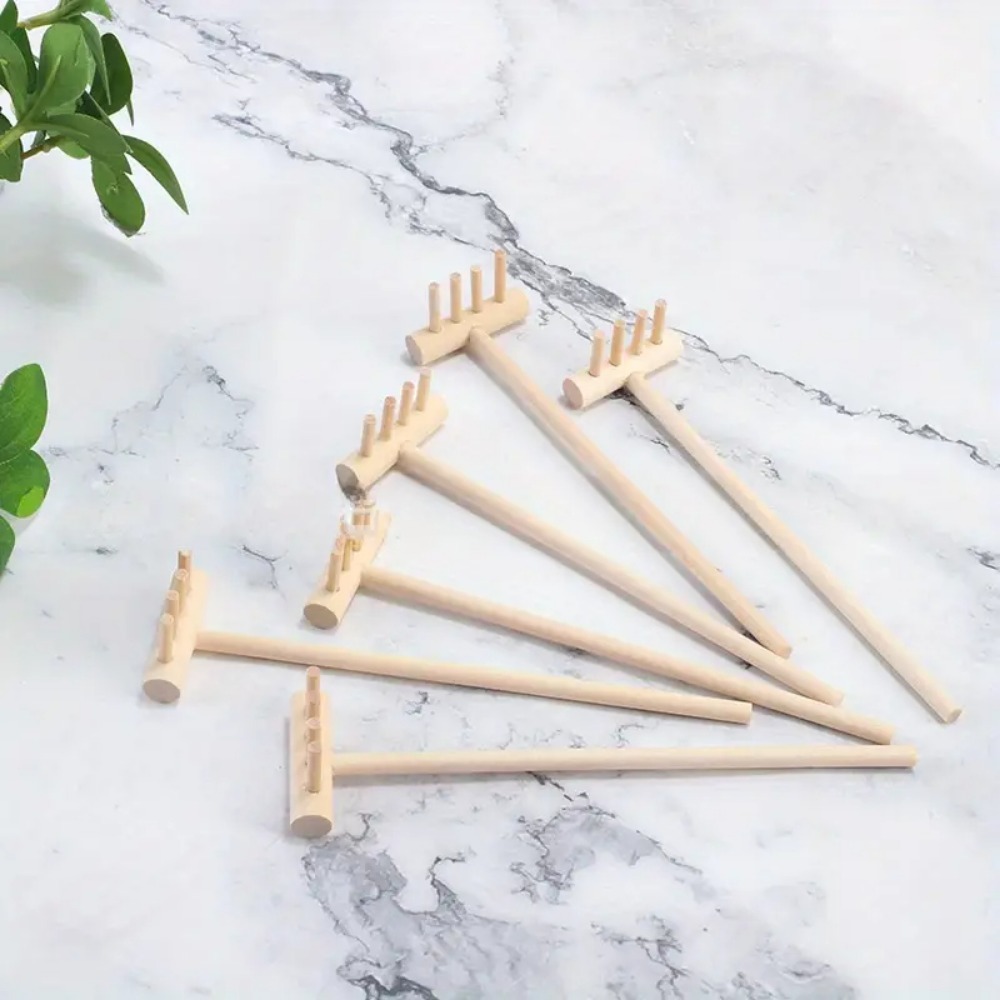 6pcs Mini Bamboo Rake Set for  - Gardening Tools Japan review and price