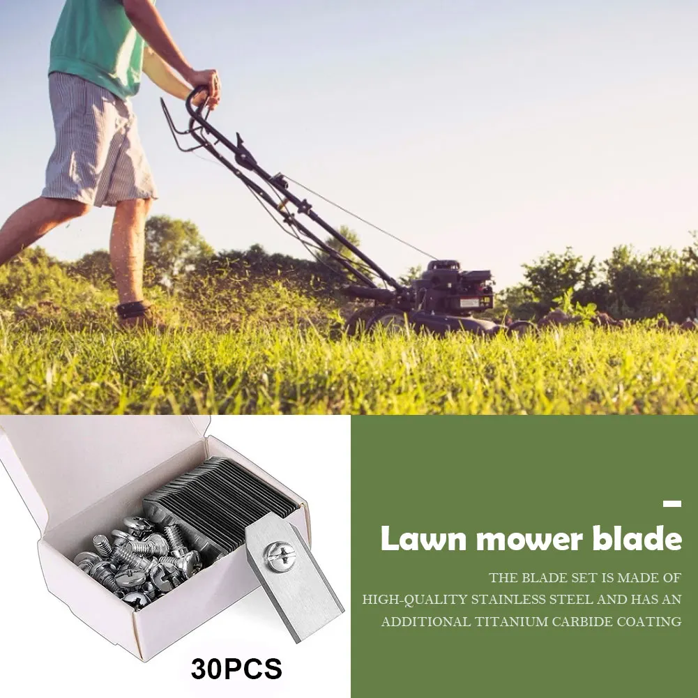 30PCS Lawn Mower Cutting Blade - Gardening Tools Basic review and price