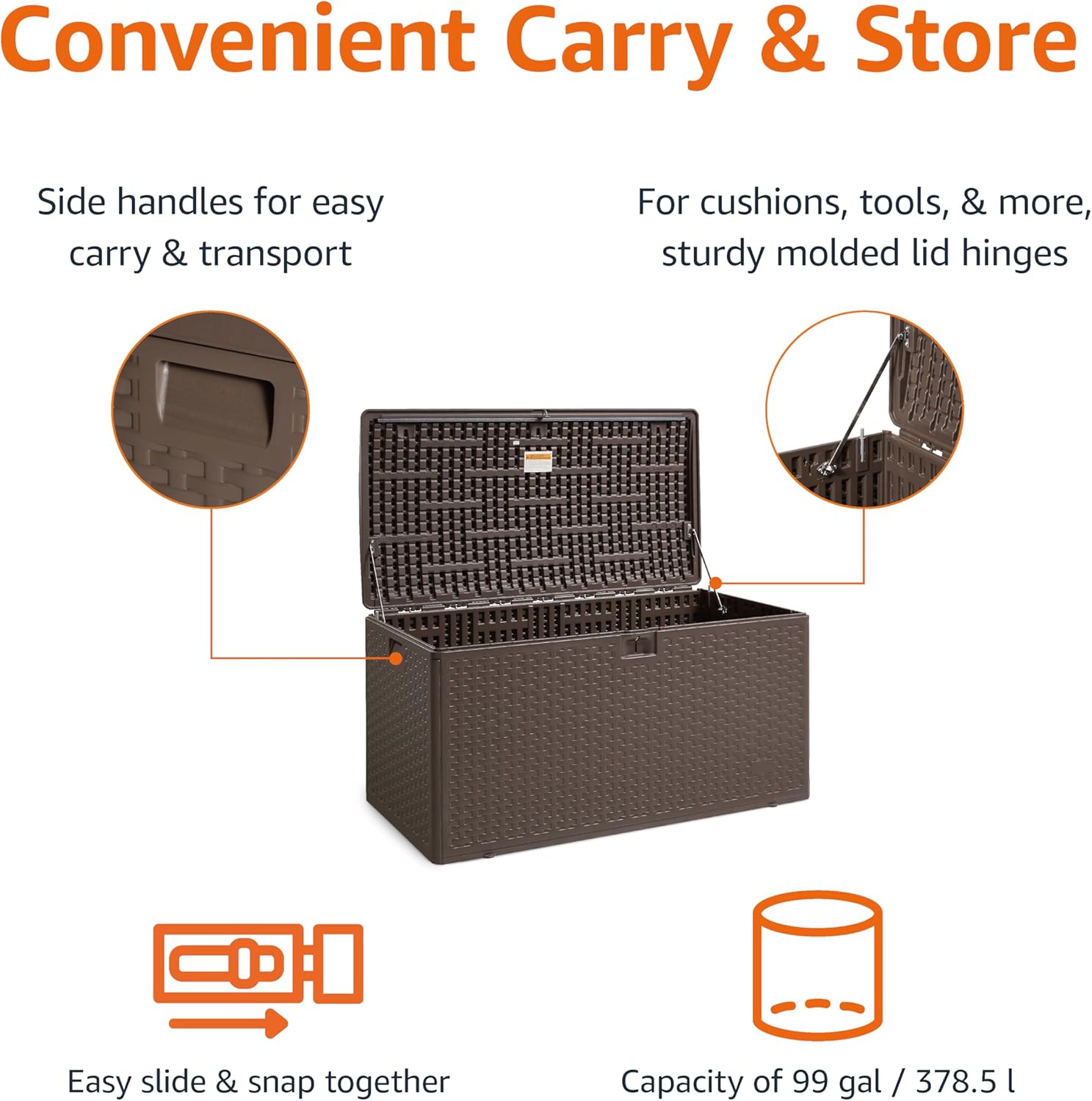 Outdoor Storage Deck Box 99 Ga - Gardening Tools Images review and price